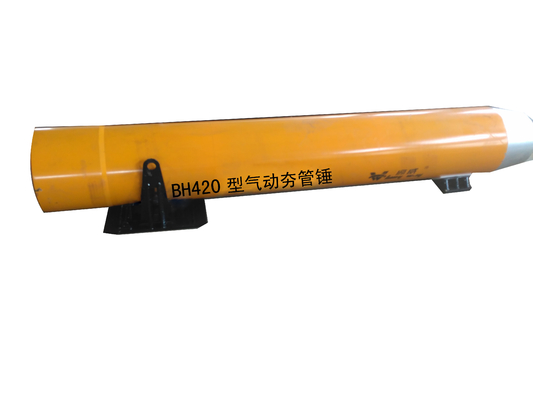 Da tubulação pneumática exterior do diâmetro do anfitrião de 350MM martelo de forçamento BH350 amarelo