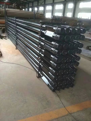 Soldadura de fricção de aço alta da categoria da tubulação de broca do poço de água do diâmetro de 25FT 114mm, preto ou azul