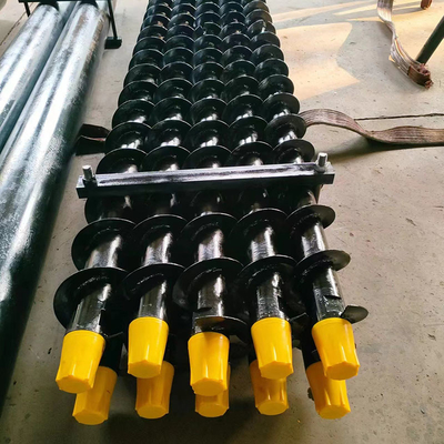 Tubo de perfuração HDD pintado de preto de 73 mm com conexão API NC 3m comprimento 8mm parede