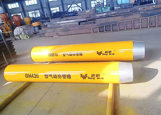 Broca de martelo de forçamento da tubulação pneumática de OD260mm usada forçando a embalagem