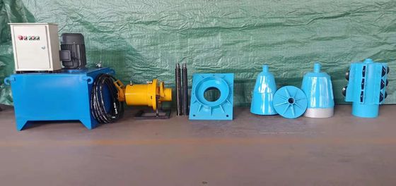 tubulação apta do diâmetro de 420mm que estoura o equipamento