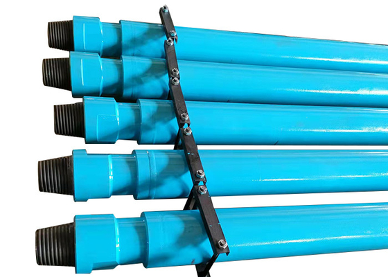 Tubo de perfuração de poço de água de cor azul R780 GRAU Diâmetro 219 mm Dth 30 pés